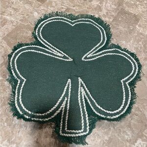Green Shamrock Placemat—NWOT